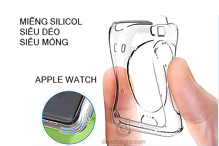 Case bao ve op cho apple watch silicon cao cap