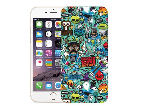 Mẫu dán decal Điện Thoại Nghệ Thuật - 27
